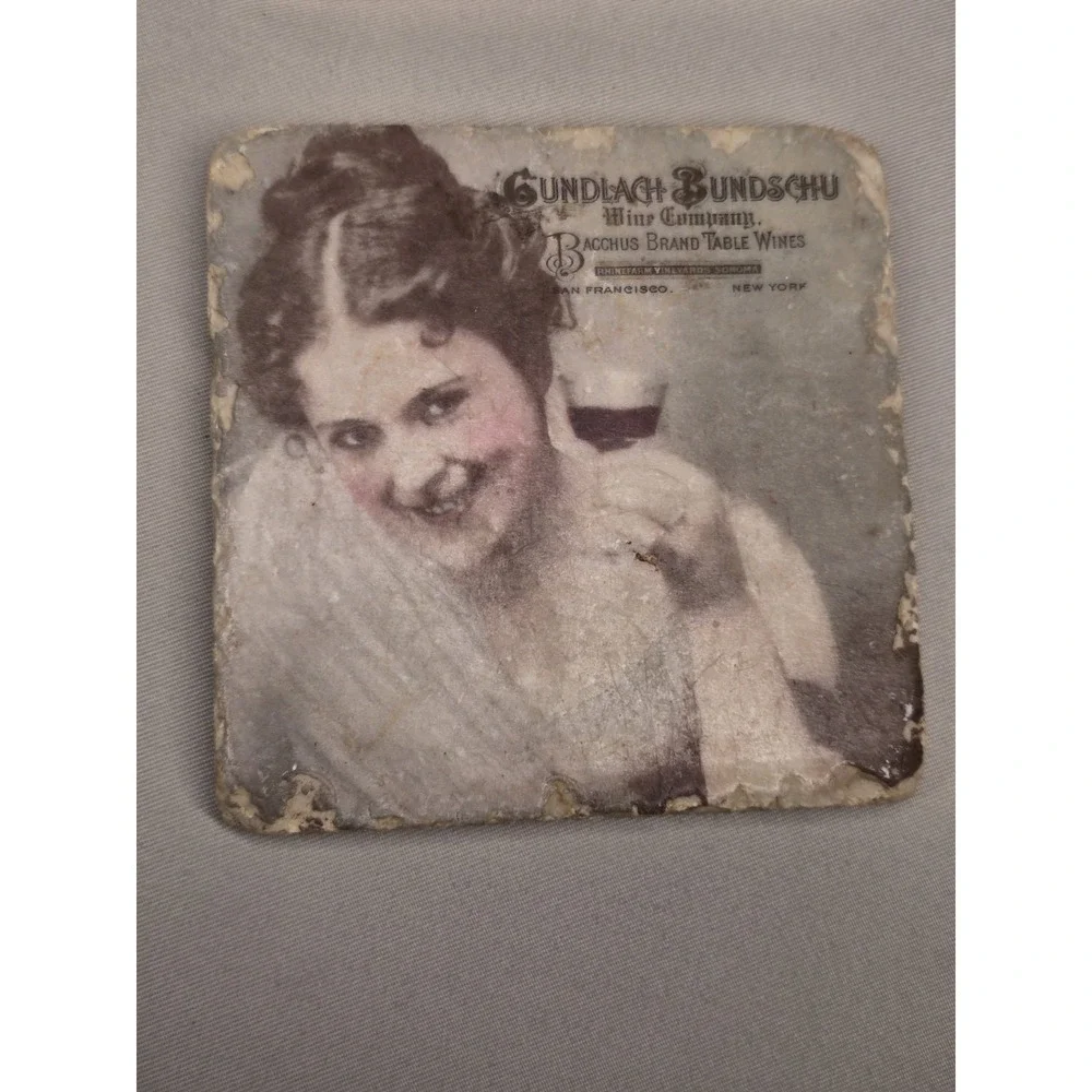 Stone Coasters Set Wine Set Of 4 Napa Valley Gundlach Sonoma